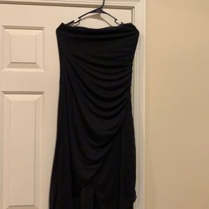 Black layered jumpsuit. Very sexy!